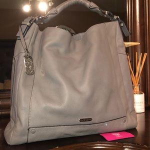 Gray Vince Camuto bucket bag